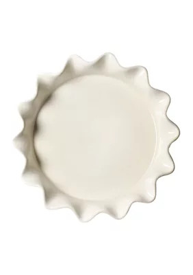 COTON COLORS Signature White 8" Ruffle Pie Dish | Belk