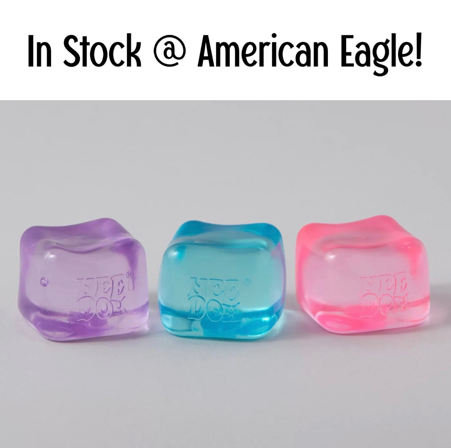 The unbelievably popular Nee Doh Nice Cubes (the bigger size!) just restocked at American Eagle! Only $7.95 right now, which is amazing since these are marked up most places if you can even find them in stock! Free pickup, or add a clothing item and they ship free! Will go super fast 🙌🏻

#LTKHome #LTKKids #LTKSaleAlert