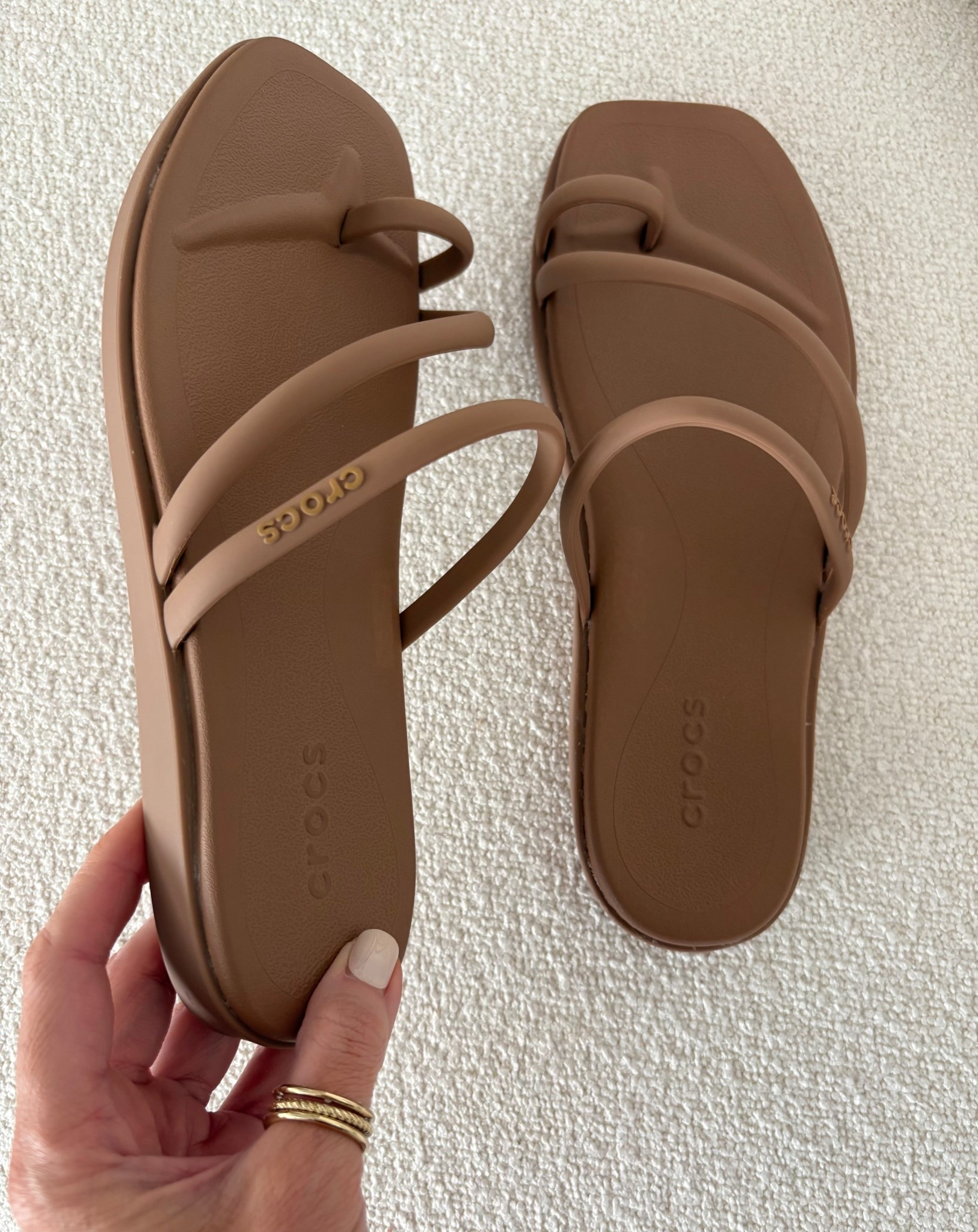 NEW Crocs Sandals! Perfect for vacation! Comfortable, lightweight & waterproof! So chic! (tts)
🔥 Sign up for DSW texts to get 15% off! Also BOGO 50% off Deal! Also on Sale at Scheels & some colors on Amazon!

#LTKTravel #LTKSeasonal #LTKSwim