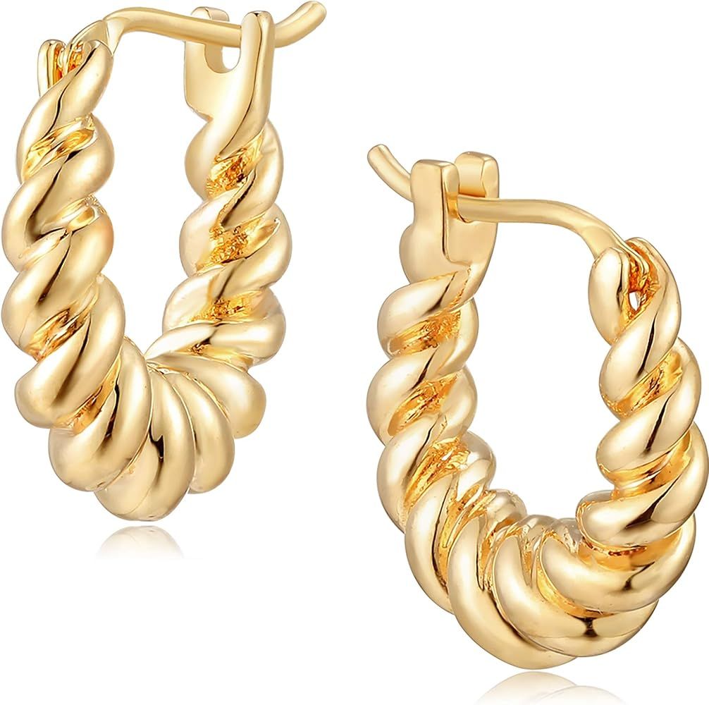 Osiana Huggies gold earring | Amazon (US)