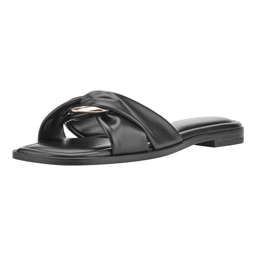 Marc Fisher Women's Fida Sandal, Black 001, 9.5 | Amazon (US)
