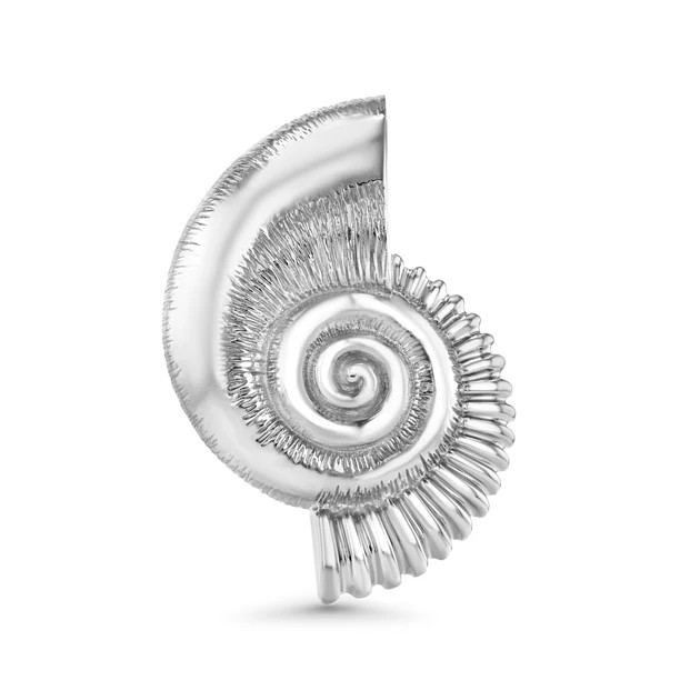 Luminesce Shell Necklace + Brooch | White Rhodium | Adore Adorn