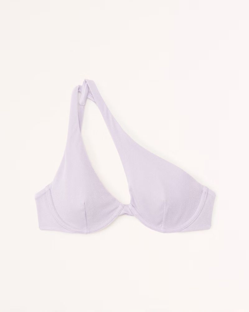 Women's Shimmer Asymmetrical Underwire Bikini Top | Women's Swimwear | Abercrombie.com | Abercrombie & Fitch (US)