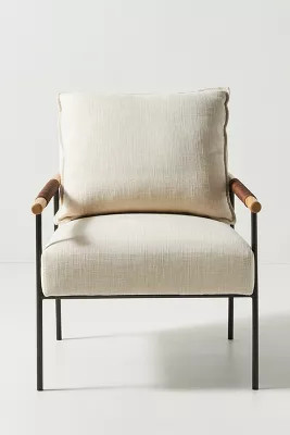 Valencia Linen Atticus Armchair | Anthropologie (US)