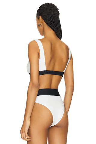 Tularosa Mack Top in White & Black from Revolve.com | Revolve Clothing (Global)