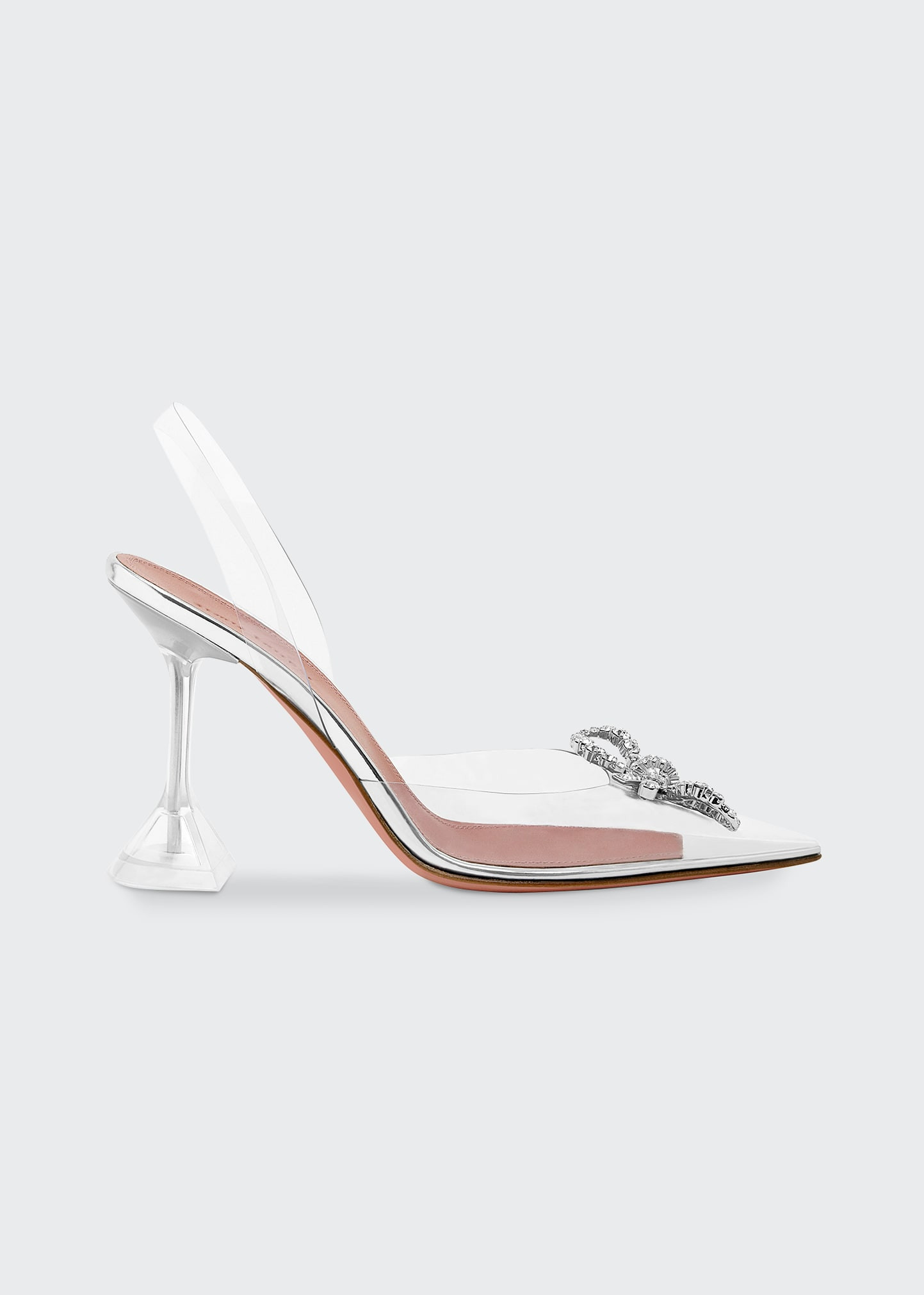 Rosie See-Through Slingback Bow Pumps | Bergdorf Goodman