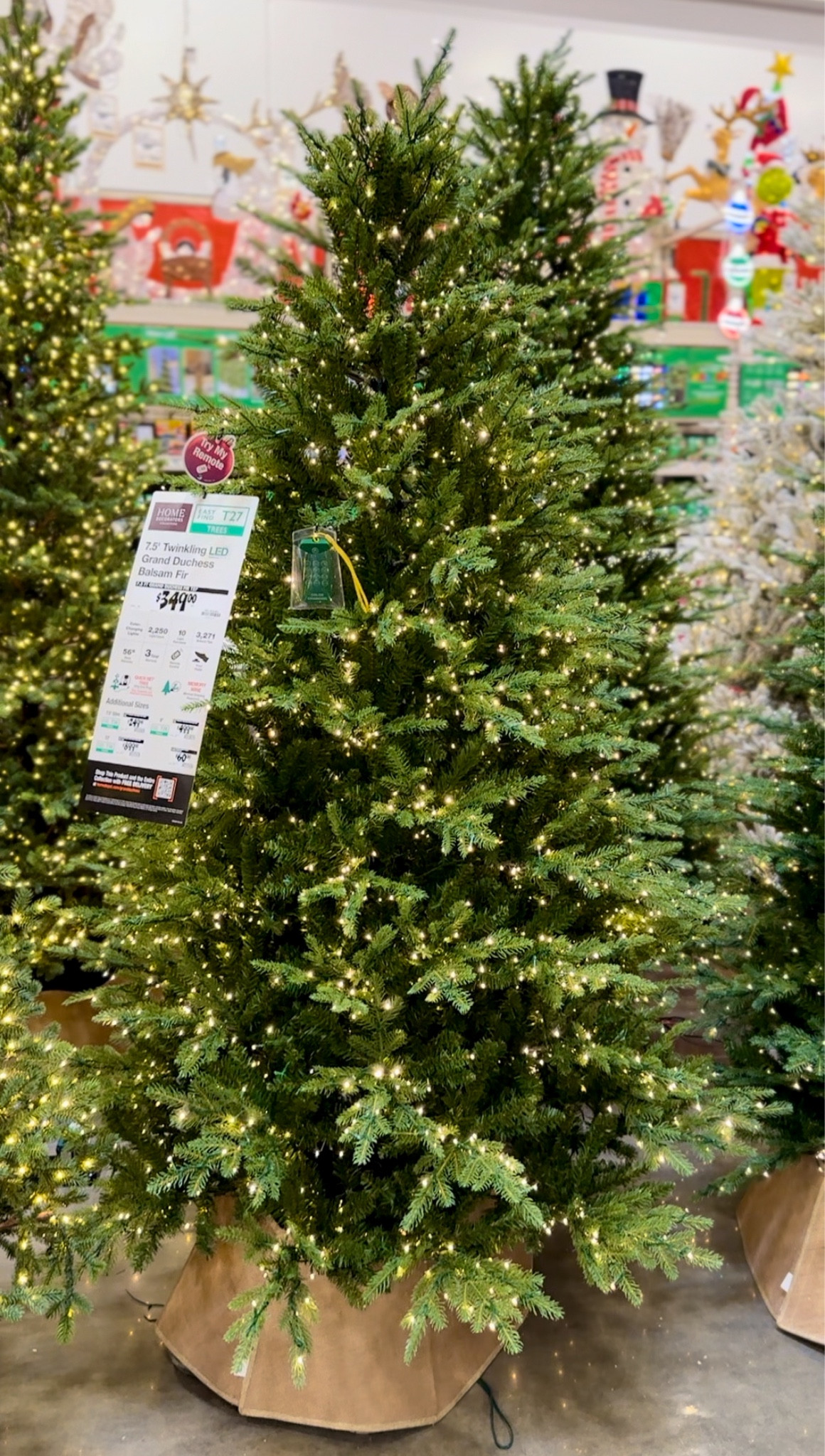 The Viral Home Depot Tree is in store! 

But I hope I didn’t make the wrong decision, the flocked Kenwood Fraser came home with me! I have been waiting for the restock but fell in love with the flocked and couldn’t get both! 🫣 

And they had the nutcrackers in store that are great to paint gold! There is a Walmart version that is $45 these are $59 but 6” taller. I will add links when it shows right now they don’t show online.

Home Depot tree
Christmas tree
Grand Dutchess

#LTKSeasonal #LTKHome