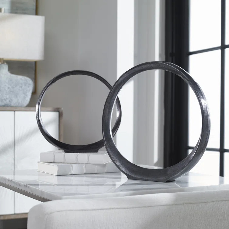 2 Piece Esteves Ring Sculpture Set | Wayfair North America