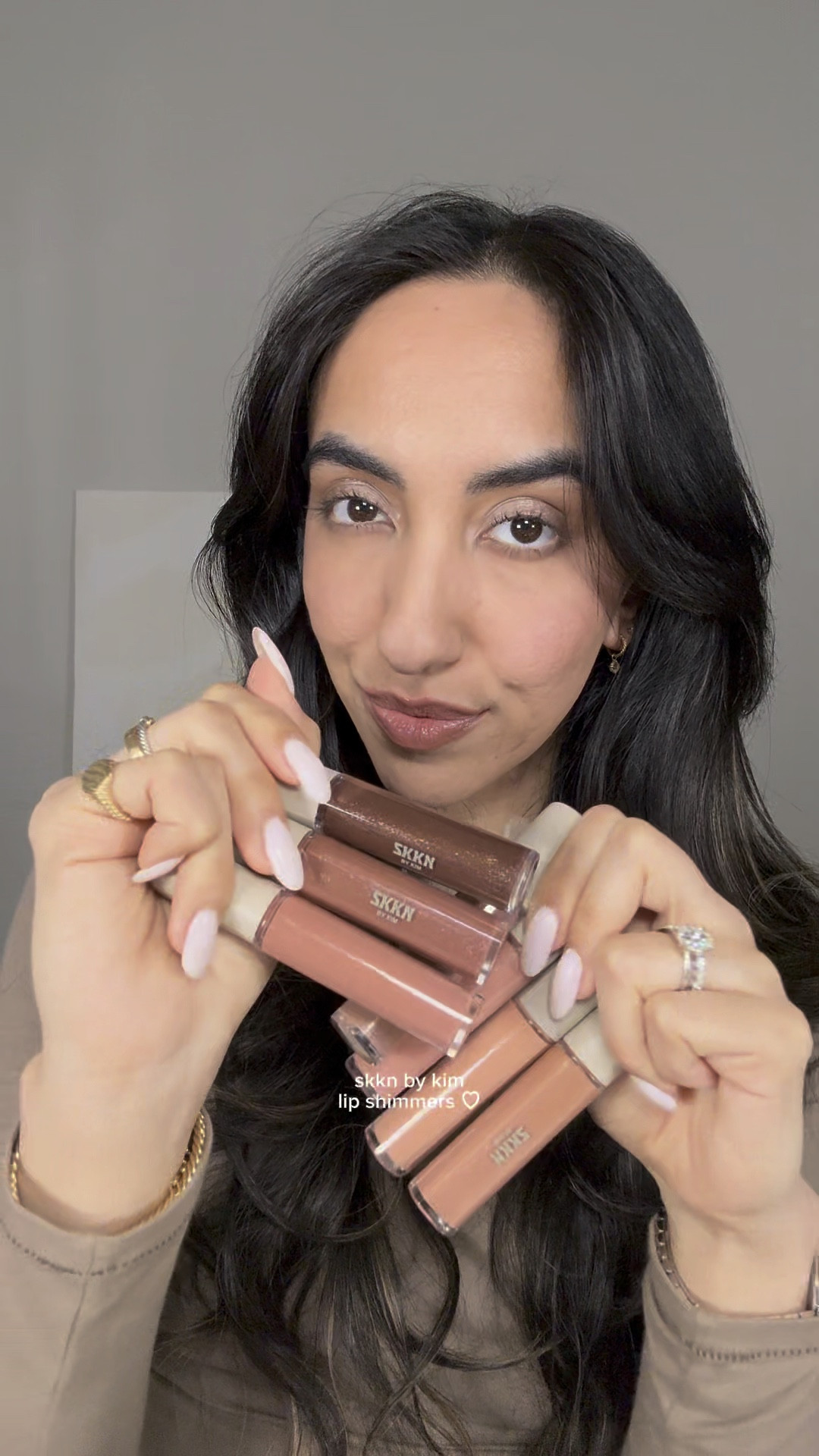 skkn by kim lip shimmers - these lip glosses are SO lightweight, not sticky at all and comfortable on the lips! 

#LTKGiftGuide #LTKBeauty