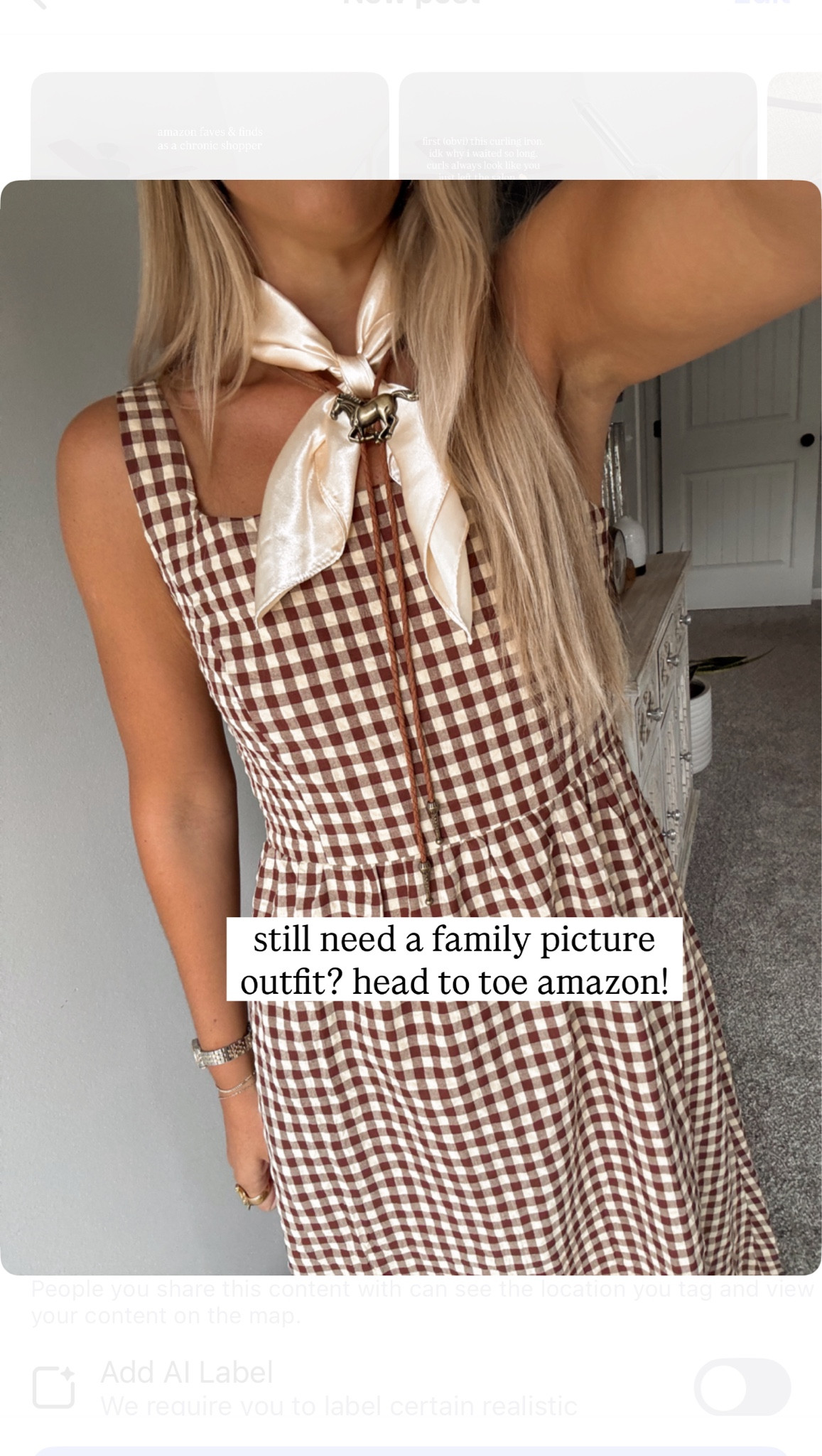amazon family picture outfit inspo 
size small in dress :)

#LTKSeasonal #LTKStyleTip #LTKFindsUnder50