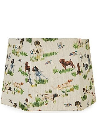 Southern Living Customizable Lamp Collection Large Hexagonal Hunting Dogs  Mallards Printed Lamp Shade | Dillard's
