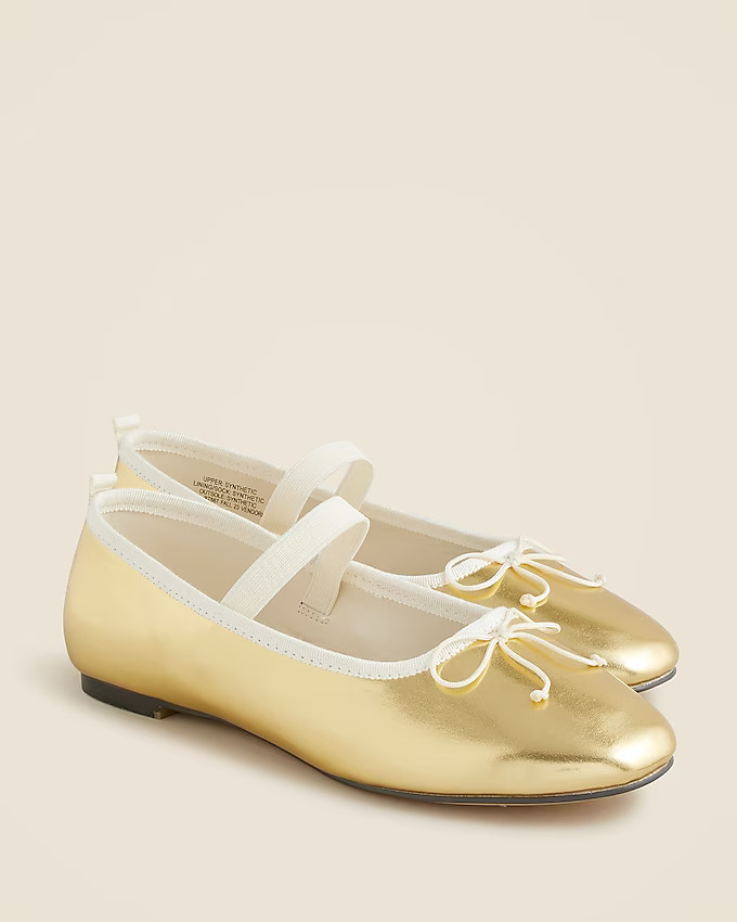 Girls' strappy ballet flats | J. Crew US