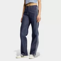 adidas Originals Women's Firebird Denim Mid Rise Straight Jeans | DICK'S Sporting Goods