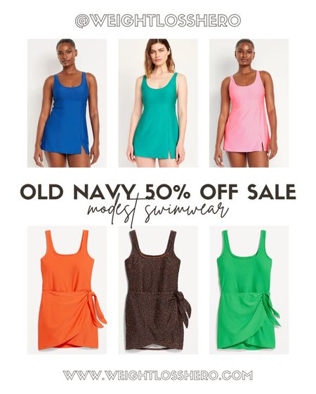 Modest swimwear from Old Navy is 50% off now! 

#LTKmidsize #LTKsalealert #LTKswim