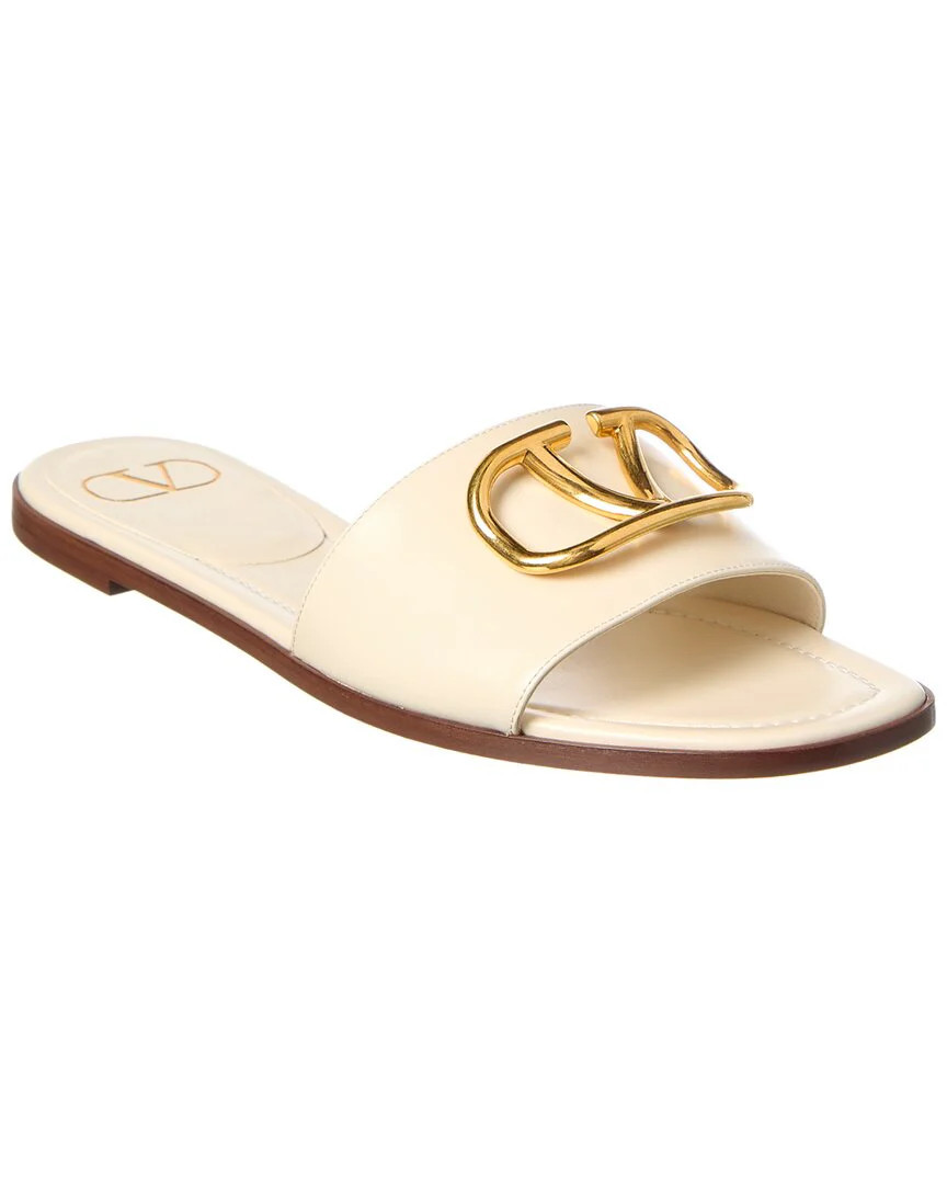 Valentino VLogo Signature Leather Sandal | Shop Simon