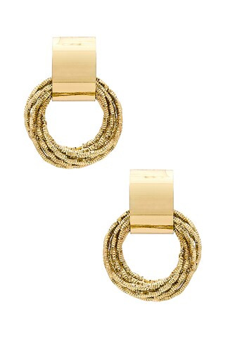 Amber Sceats x REVOLVE Heather Hoops in Gold from Revolve.com | Revolve Clothing (Global)