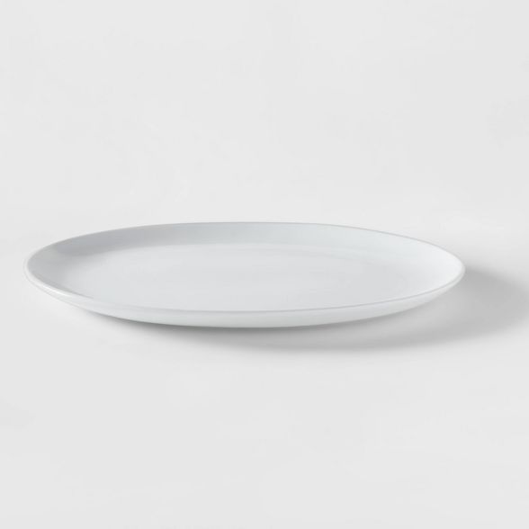 Oval Porcelain Serving Platter 15.5'' White - Threshold™ | Target