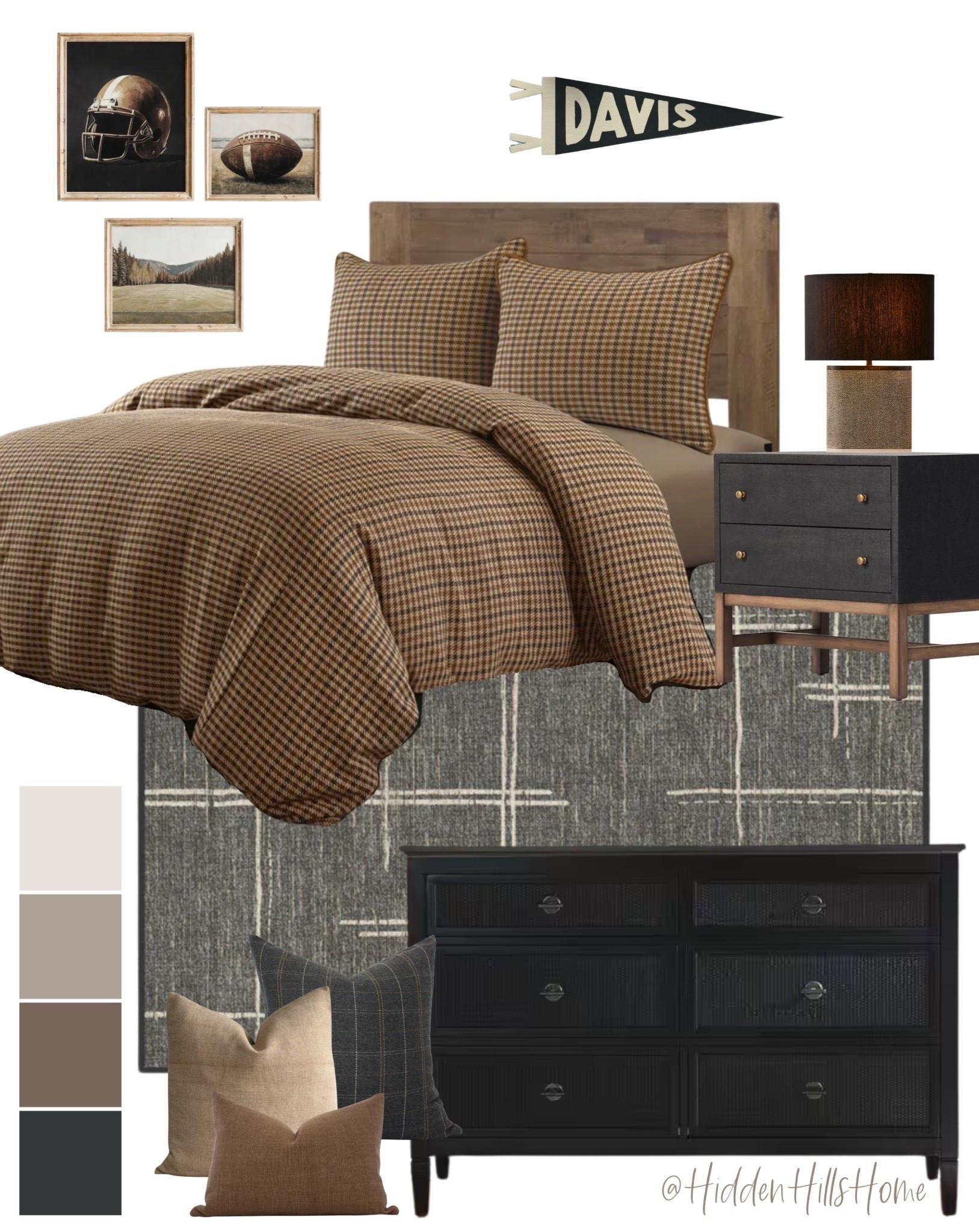Masculine bedroom decor, boys bedroom, teen boys room decor mood board, home decor; teenager bedroom, sports themed vintage bedroom #boysroom


#LTKHome #LTKKids #LTKSaleAlert