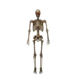 Home Accents Holiday 5 ft. Poseable Pitted Skeleton with LED Eyes 22PA60156 - The Home Depot | The Home Depot