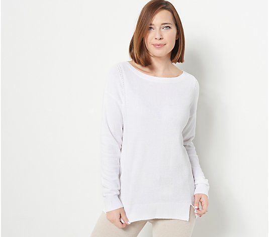 Barefoot Dreams CozyChic Ultra Lite Dockside Pullover | QVC