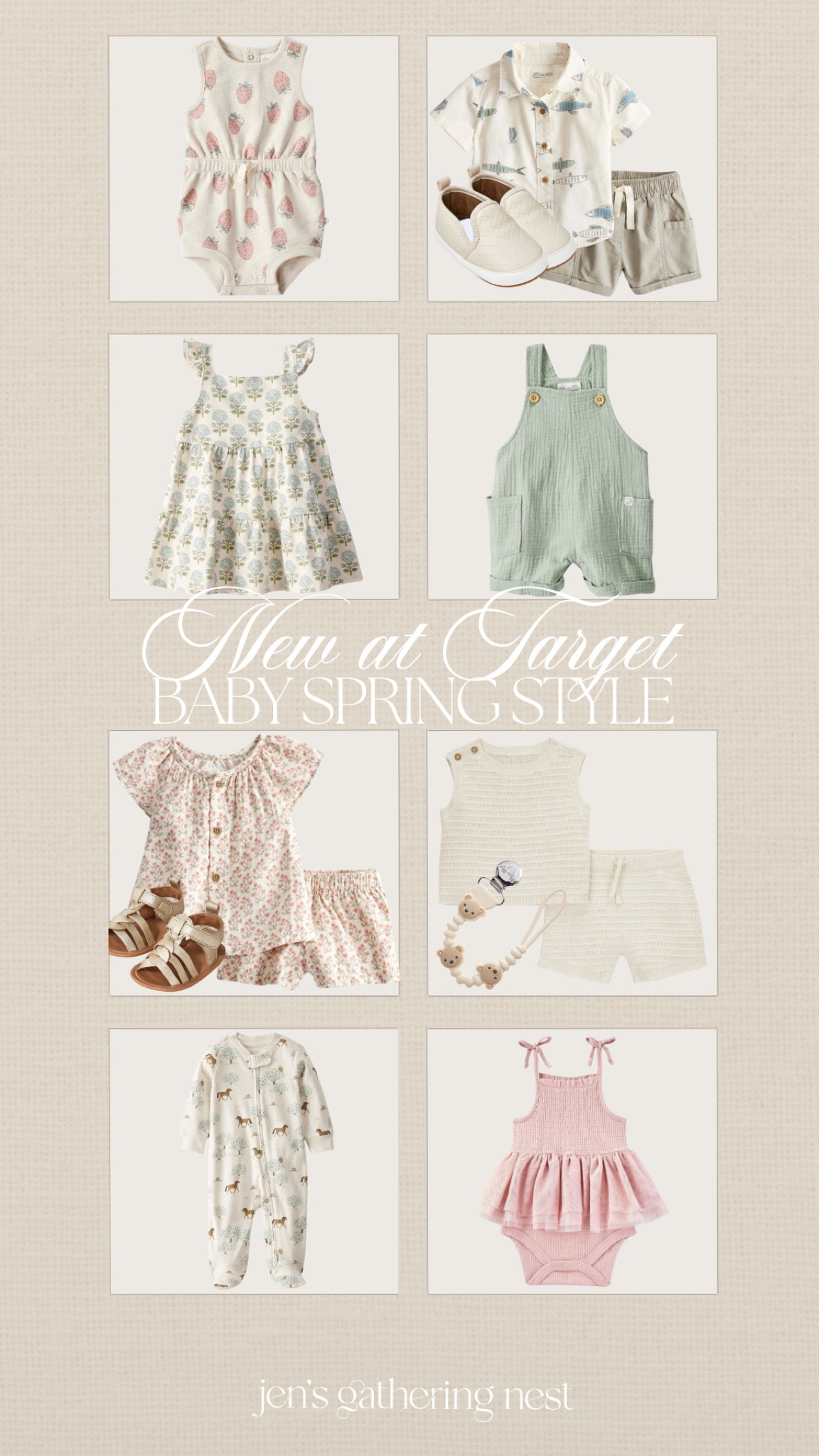 Baby spring clothing from target — how pretty are these pieces 🥹

#target #targetfinds #targetstyle #baby #babygirl #babyboy #spring #springstyle

#LTKFindsUnder50 #LTKBaby #LTKSeasonal