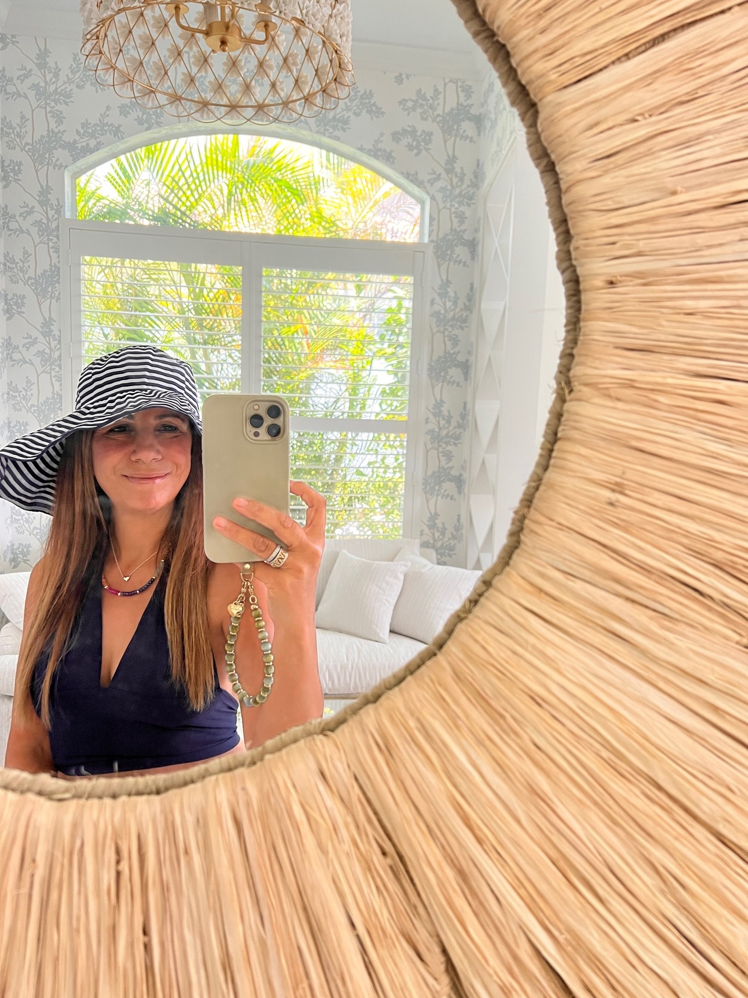 Heading to the beach club! Necklaces I’m wearing on repeat! @Silpada

#LTKSwim #LTKTravel #LTKOver40