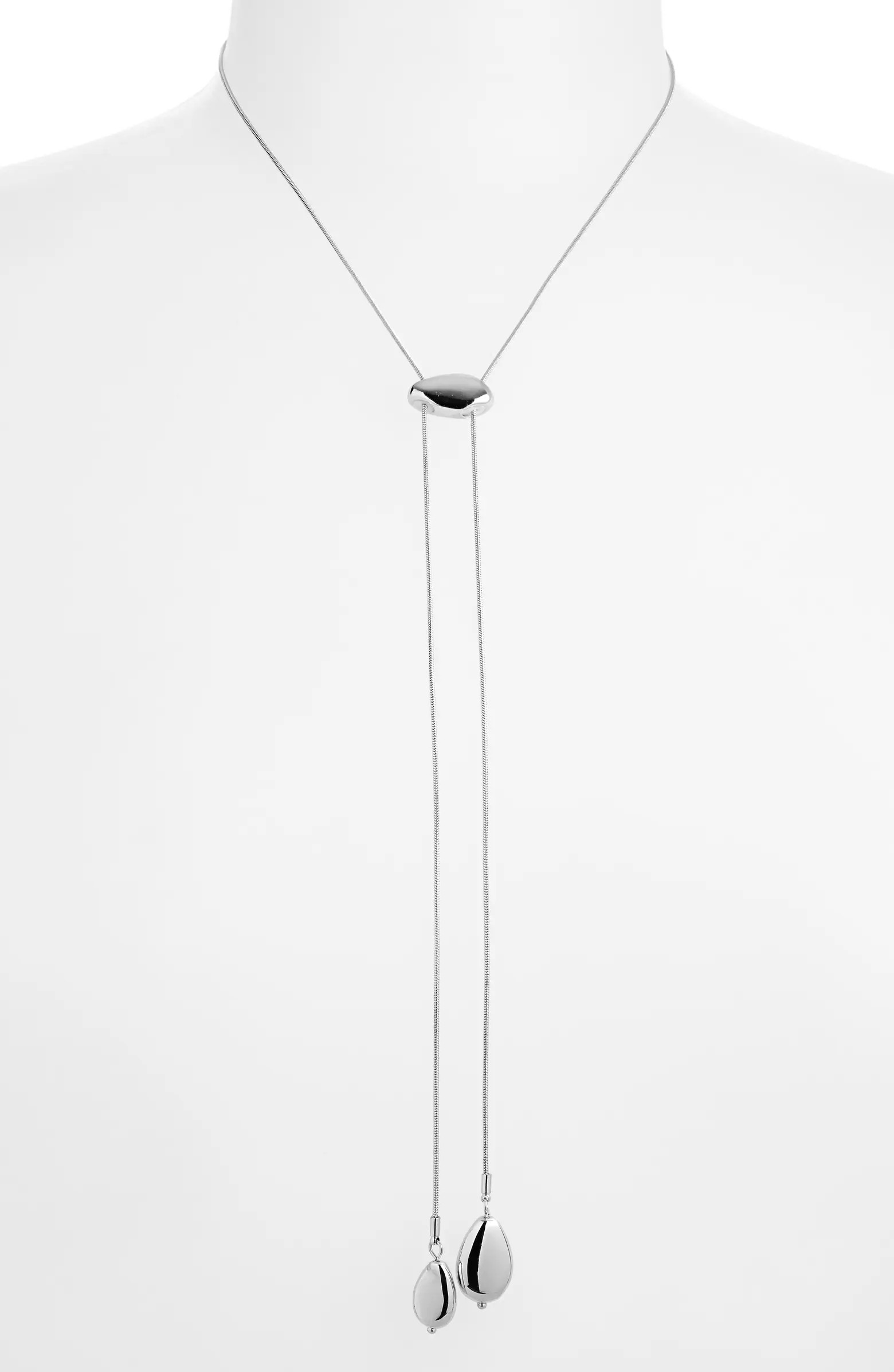 Molten Double Drop Lariat Necklace | Nordstrom