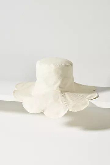 Flower Canvas Bucket Hat | Anthropologie (US)