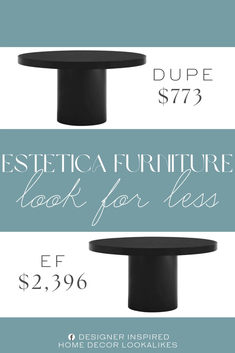 Inspired by Estetica Furniture Round Dining Table. Contemporary Round Dining Table. Minimalist Round Dining Table. Modern Classic Dining Table. Pedestal Base Dining Table. Statement Round Dining Table. Kitchen Dining Table. 

Home more affordable option find copy cat similar look for less budget friendly affordable cheap cheaper beautiful pretty. Clearance sale coupon code discount code promo code luxury lookalike look a like Inspo inspiration inspired by idea ideas Love like these? I share multiple every day in my FB group.
#esteticafurnitureinspired #diningtable #kitchentable #diningroominspo #furniturefinds #moderntable #roundtable 

 #LTKHome