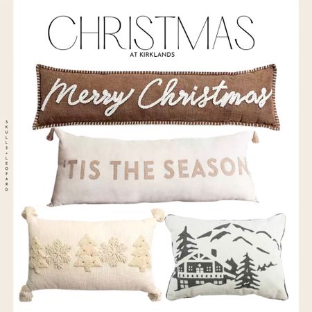 Some cute neutral Christmas throw pillows from kirklands!

Kirklands Christmas, neutral Christmas, Christmas throw pillows, neutral holiday decor 

#LTKhome #LTKSeasonal