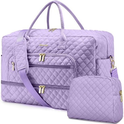 Travel Duffel Bags for Women with Shoe Compartment, Weekender Overnight Bag with Wet Pocket & Toiletry Bag, Carry On Personal Item Bag | Target