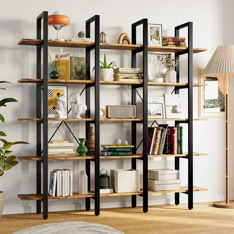 Alysa Etagere Bookcase 5 Tiers | Wayfair North America