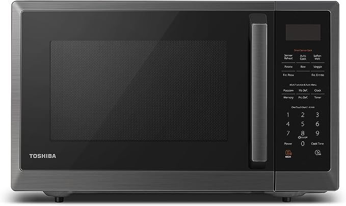 TOSHIBA ML2-EM12EA(BS) Countertop Microwave Oven With Stylish Design As Kitchen Essentials, Smart... | Amazon (US)