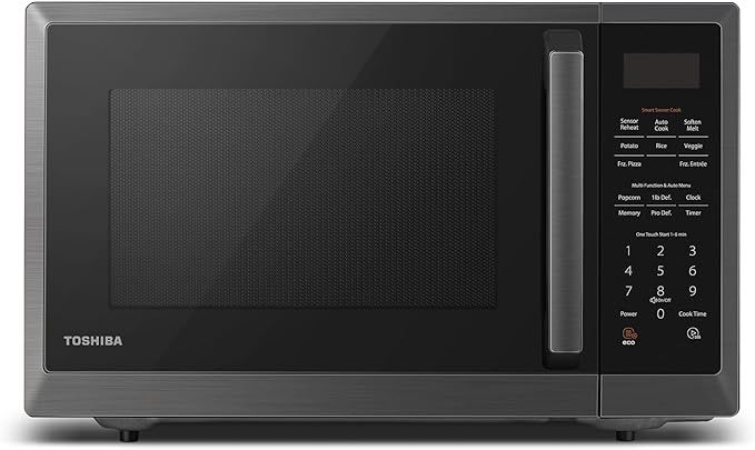 TOSHIBA ML2-EM12EA(BS) Countertop Microwave Oven With Stylish Design As Kitchen Essentials, Smart... | Amazon (US)
