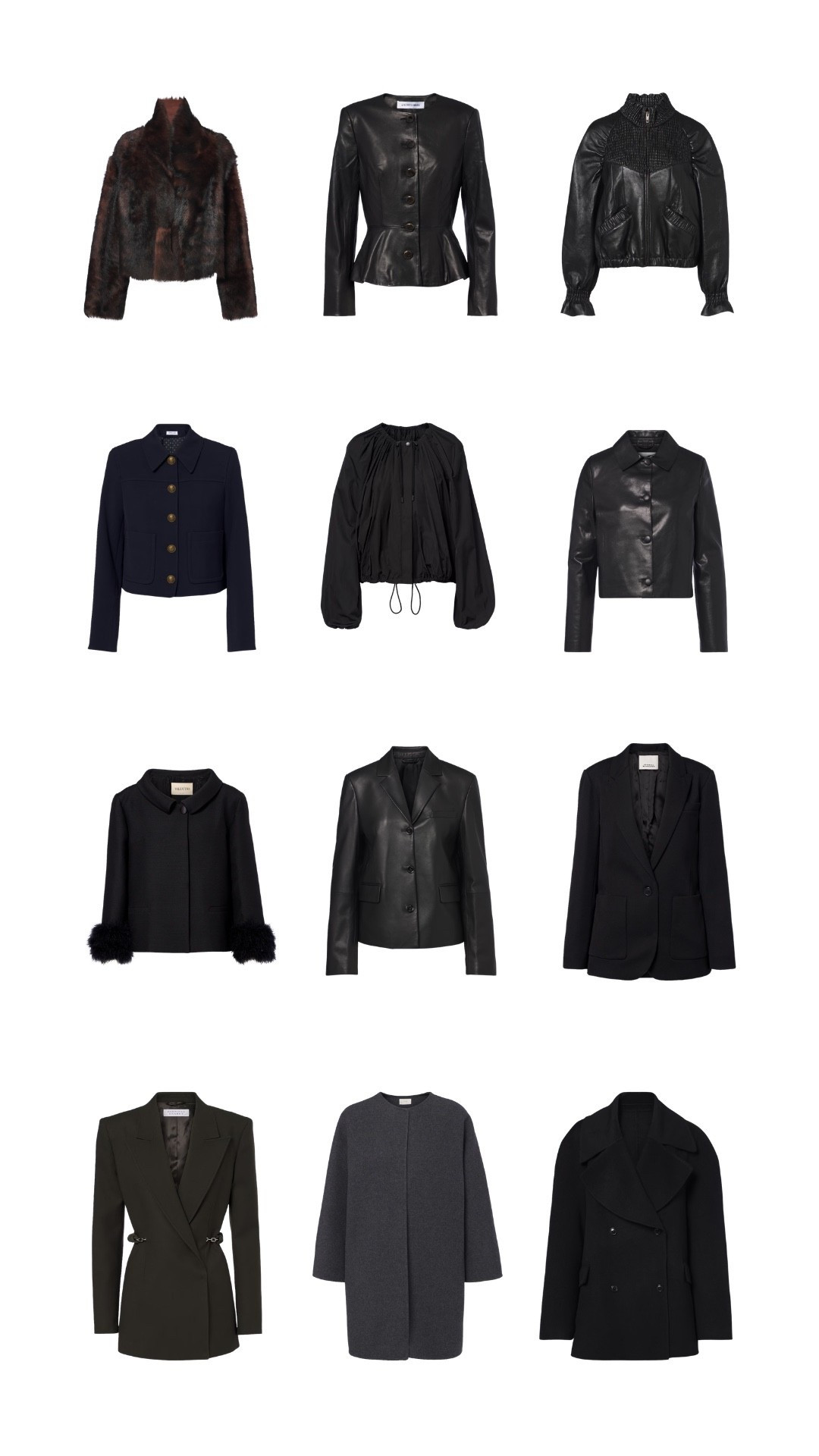 MyTheresa fall edit 🖤 Lots of polished layers, leather, and classic outerwear that can take you through the season.

MyTheresa, fall fashion, fall outerwear, fall jackets, leather jackets, fall coats, blazers, black jackets, classic style, minimalist fashion, polished style, luxury fashion, fall wardrobe, timeless pieces, elevated basics

#LTKootd #LTKSeasonal #LTKOver40