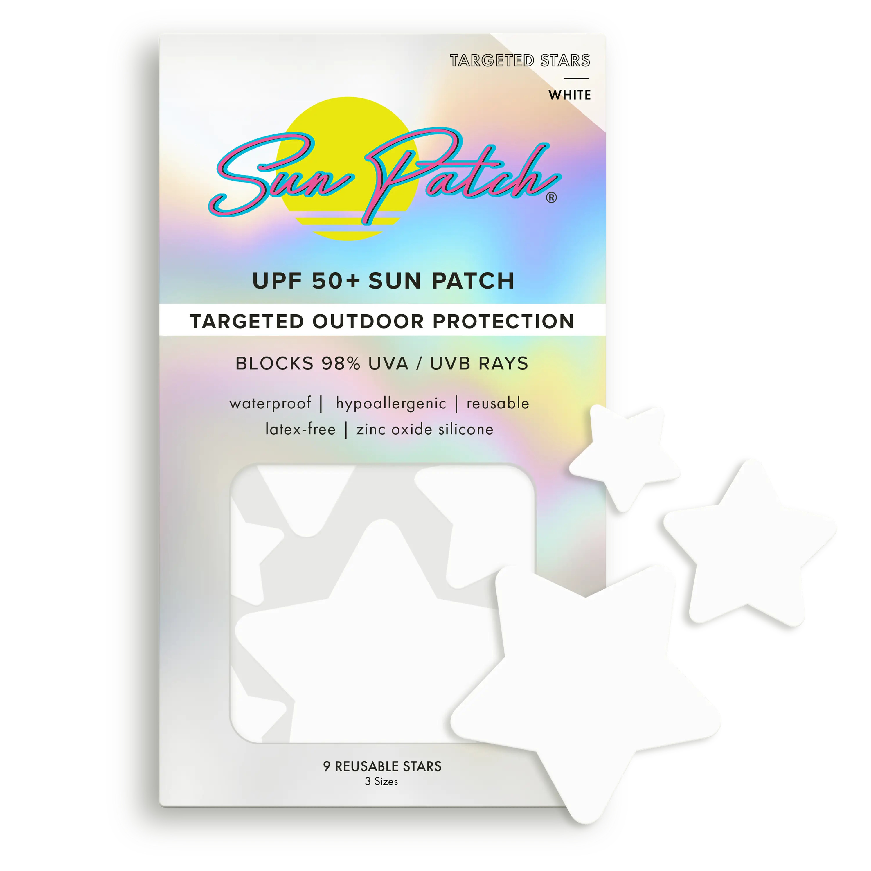 Targeted UV Spot Protection Stars | Sun Patch