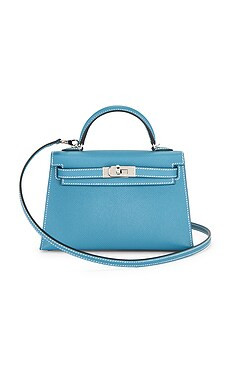 FWRD Renew Hermes Epsom Kelly 20 Handbag in Bleu Jean from Revolve.com | Revolve Clothing (Global)