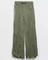 Aerie Off-Duty Satin Piping Trouser PJ | Aerie