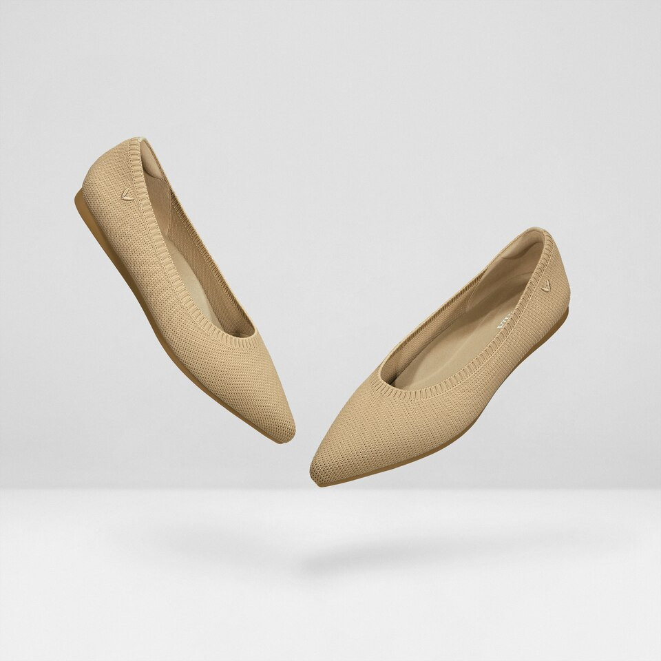 Pointed-Toe Ballet Flats (Aria 5°) | VIVAIA