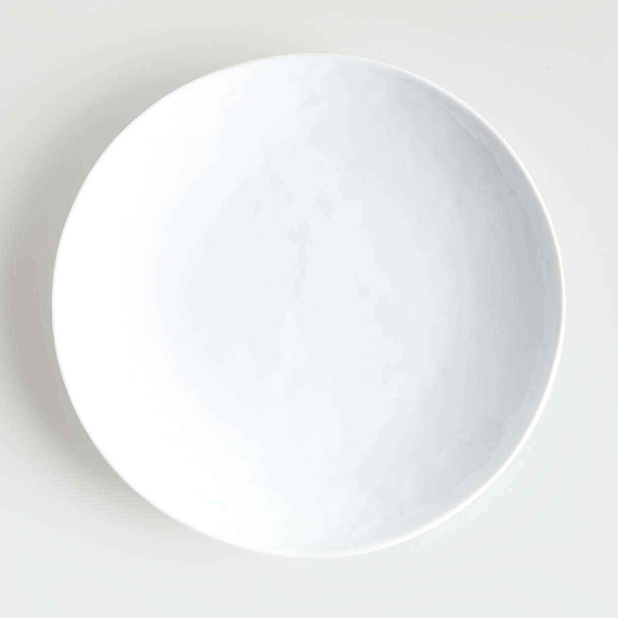 Mercer Matte White Dinner Plate + Reviews | Crate & Barrel | Crate & Barrel