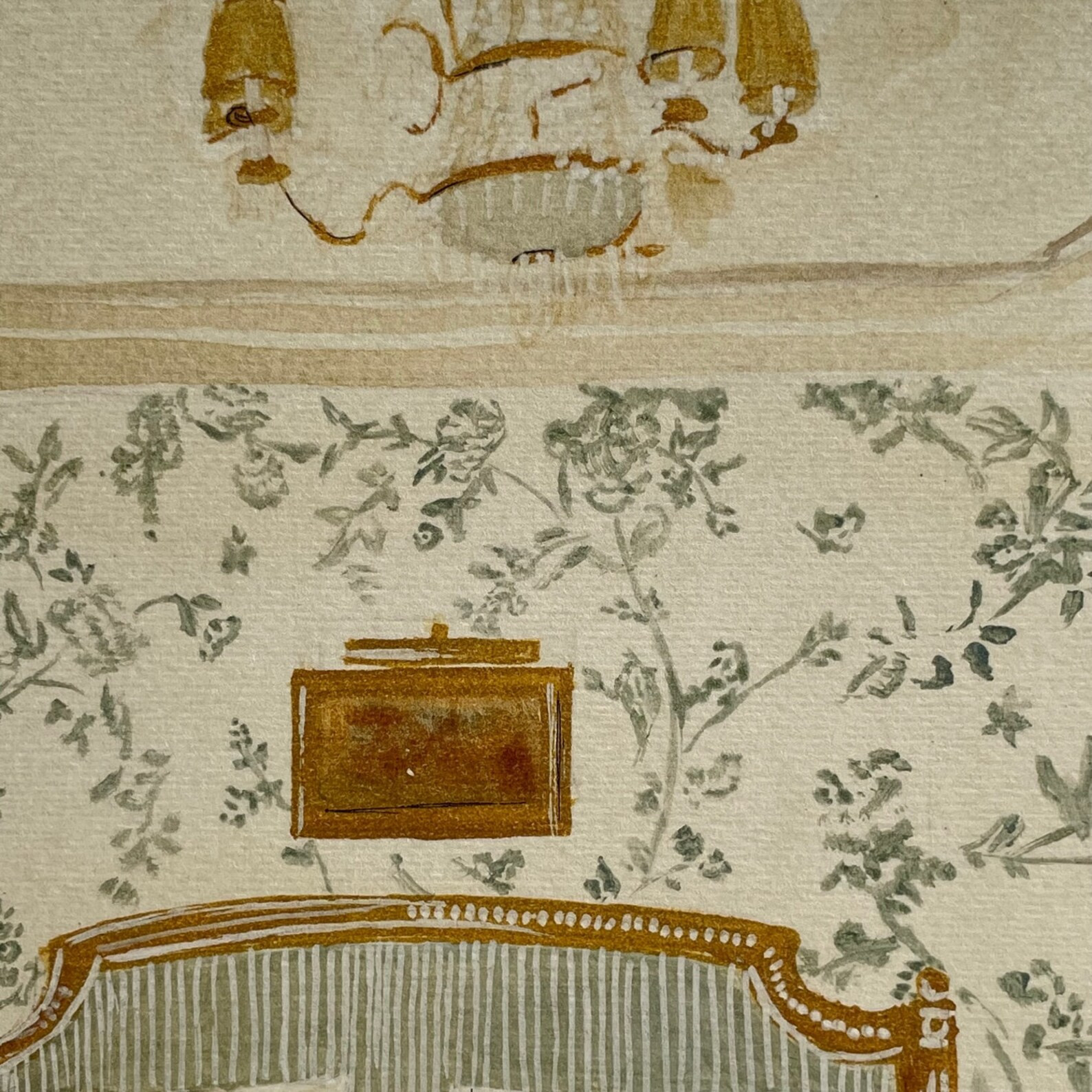 The Ritz Paris Print Wall Art Vintage French Country Bedroom Antique Watercolour Painting Hotel L... | Etsy (US)