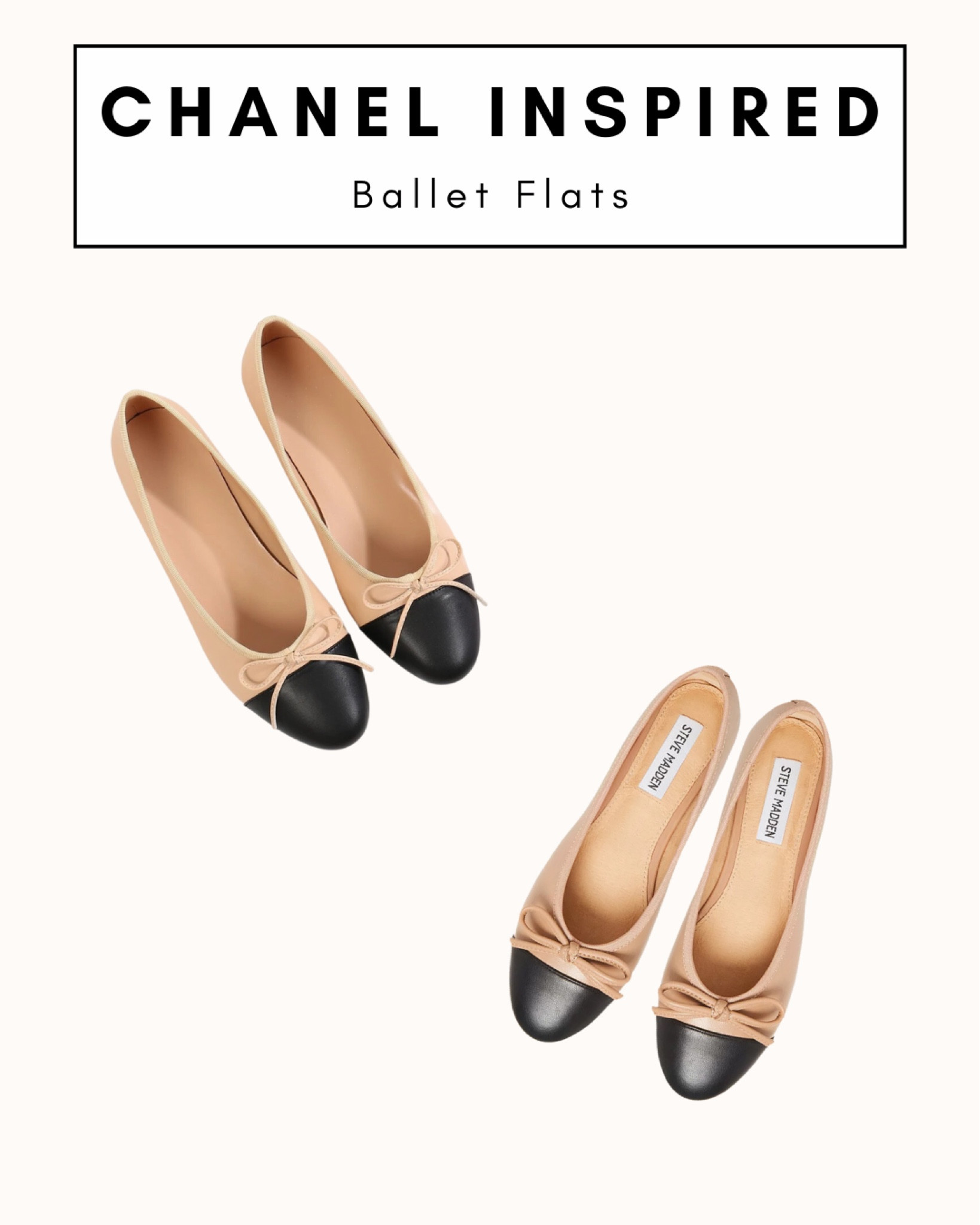 Chanel inspired ballet flats
.
.
.
Chanel, Steve Madden, dh gate, Amazon, shoes, comfortable, low heel

#LTKshoecrush #LTKstyletip #LTKunder100