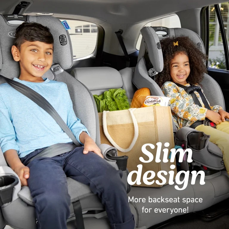 Graco SlimFit LX 3-in-1 Car Seat, Shaw, Grey | Walmart (US)