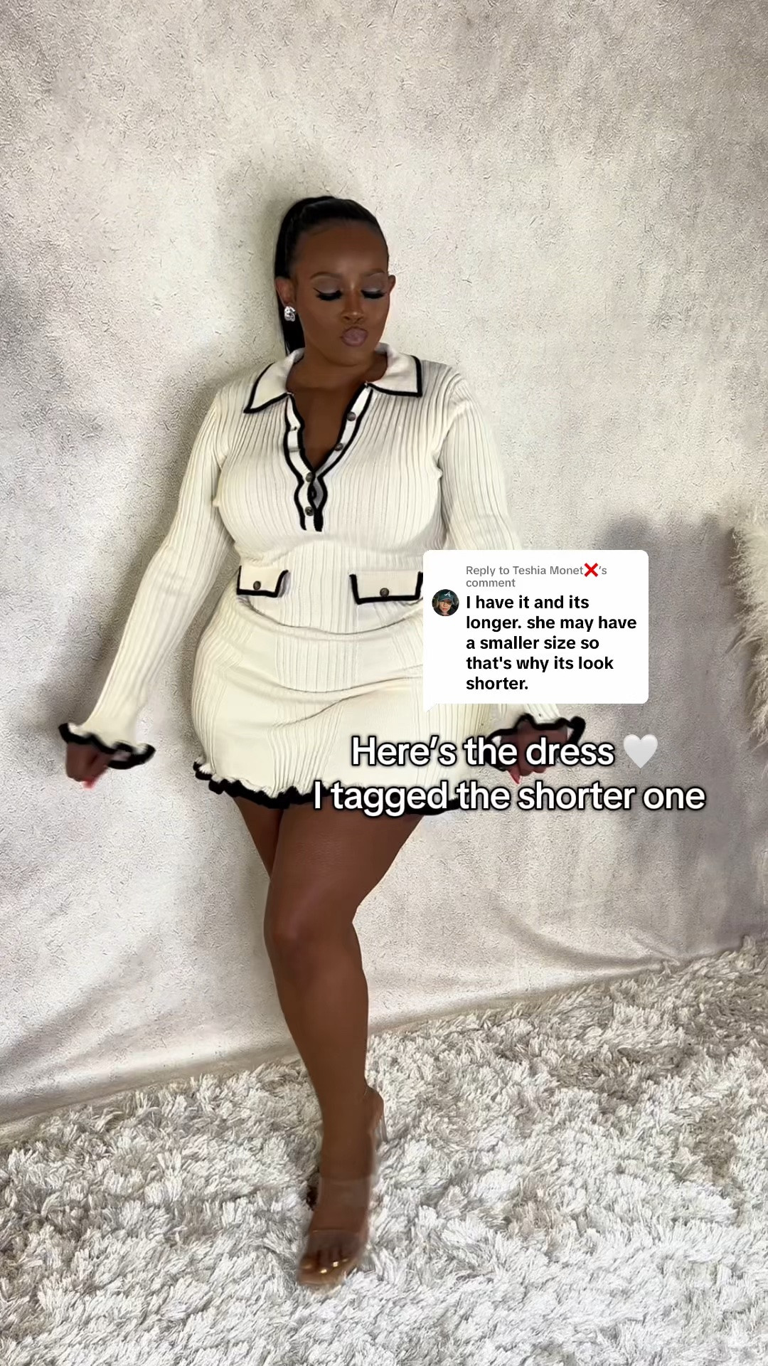 Favorite sweater dress 🤍 back in stock #curvy #plussize size Large

#LTKPlusSize #LTKOver40 #LTKWorkwear