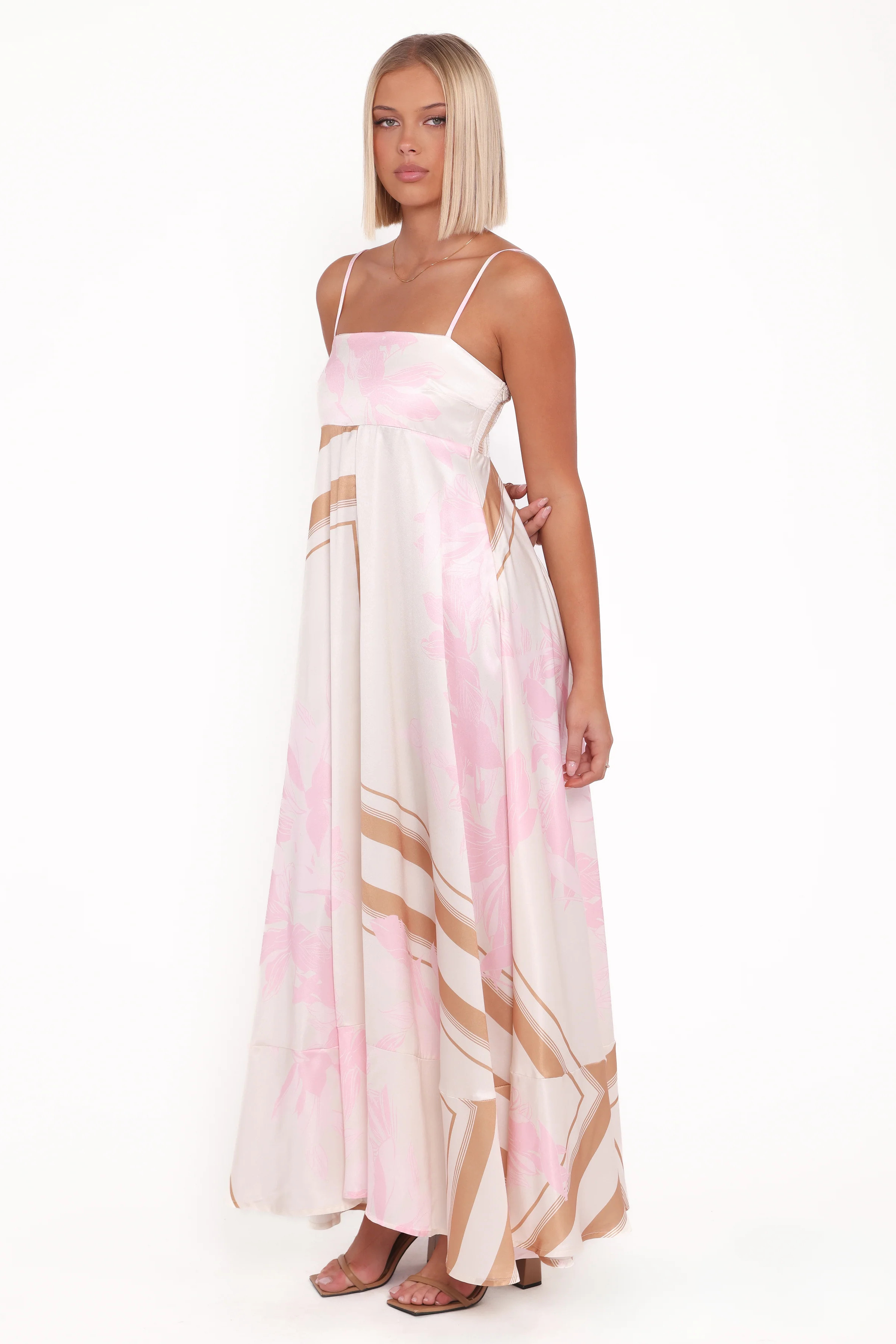 Elanor Maxi Dress - Pink Print | Petal & Pup (US)