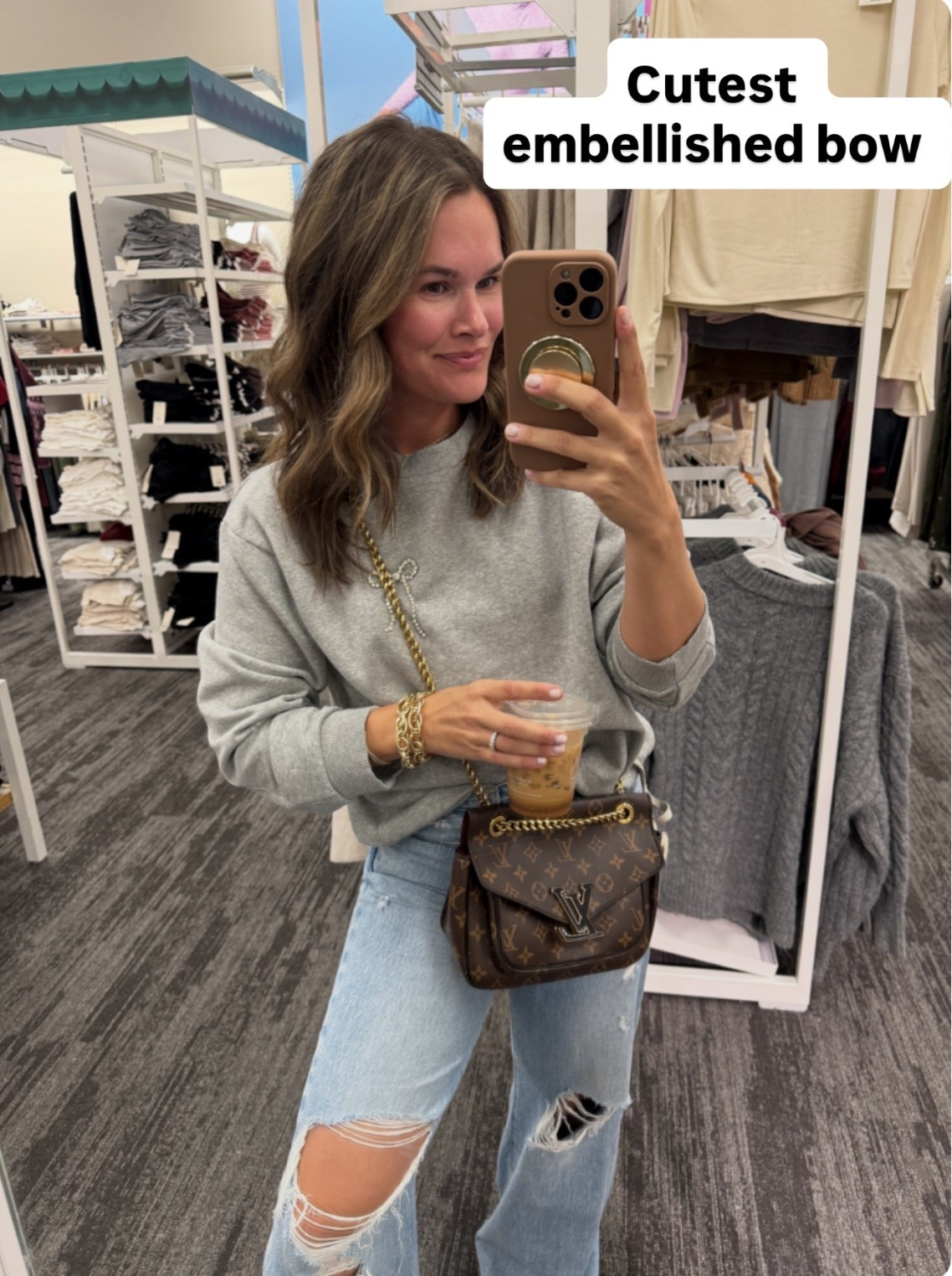 This embellished  top makes a simple jeans outfit feel elevated 🤎
An easy Target casual outfit that’s comfy, flattering, and perfect for everyday wear — errands, lunch dates, or real life.

#TargetStyle #CasualOutfits #EverydayFashion #AffordableStyle #TargetFinds


#LTKootd #LTKHoliday #LTKgrwm