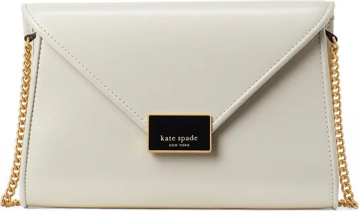 kate spade new york Medium Anna Leather Envelope Clutch | Nordstrom | Nordstrom