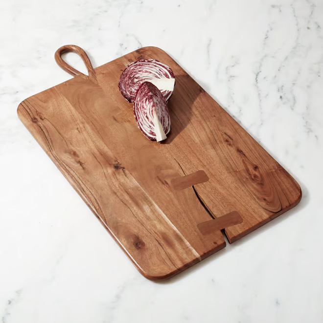 Mateo Large Acacia Board + Reviews | Crate & Barrel | Crate & Barrel