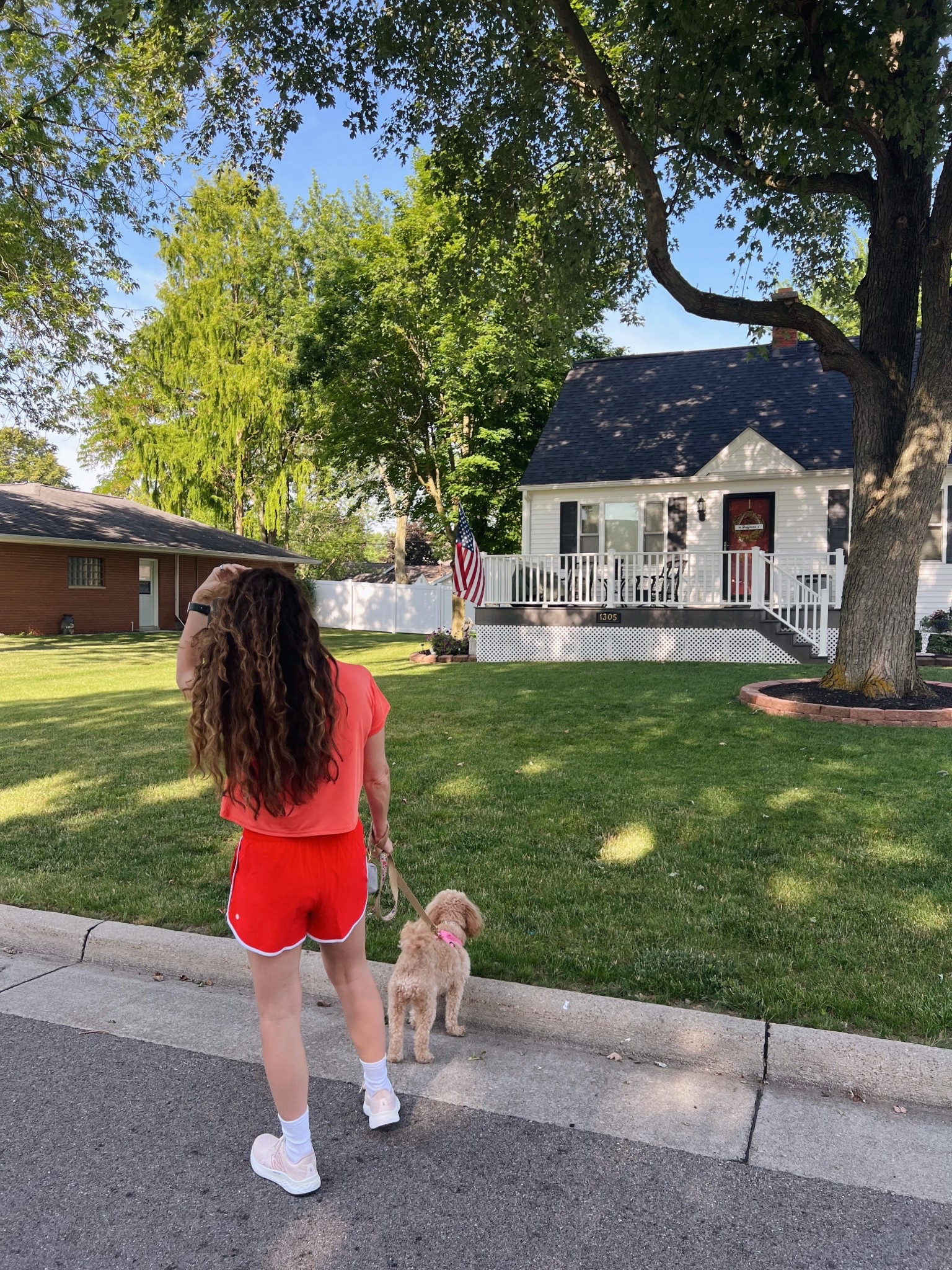 summer workout fit | loving these athleta shorts & my go to active tees. 

#LTKActive #LTKFindsUnder100