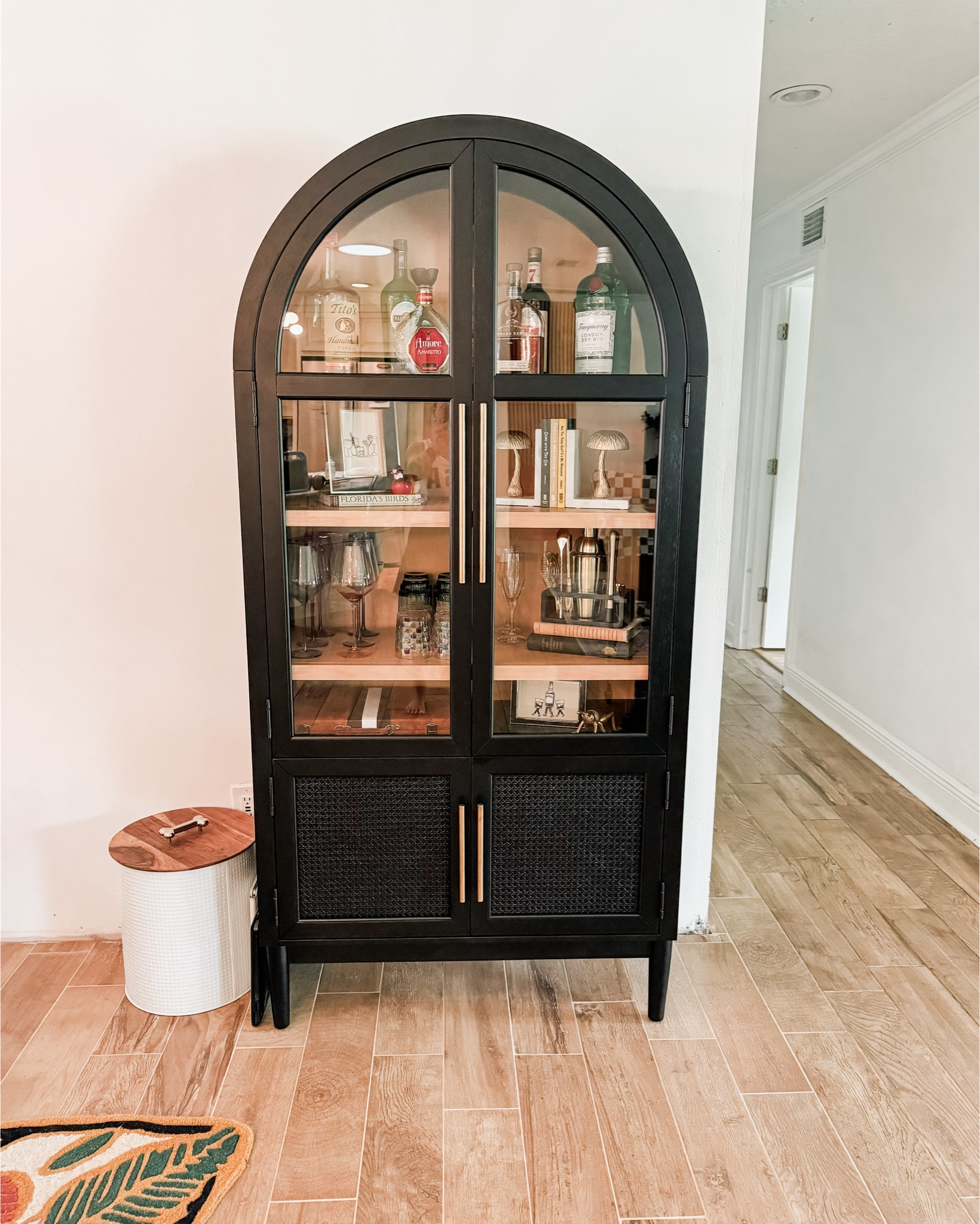 The Great Find!! 

It was a normal Sam’s Club run day when I came across this beautiful cabinet and I knew immediately I had to have it.  

I wanted to replace our open bar cart with this cabinet. I knew it would elevate the space! 

We added lights and wine glass holders to complete its look as a bar cabinet. It’s perfect and I am in love! 

It completely changed the look of the space, which is what I was hoping for. 


#samsclub #bar #furniture #decor #interiordesign #styling #homefinds #LTKhome

#LTKSummerSales